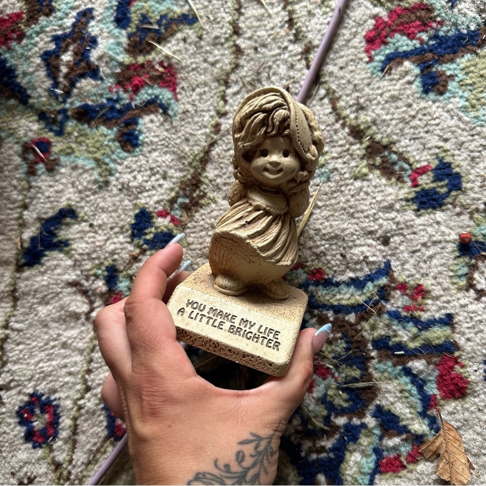 Vtg | You Make My Life Brighter Figurine